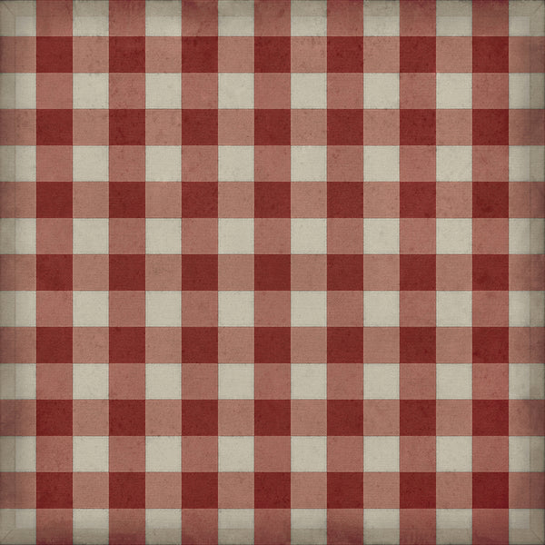 spicher and company williamsburg gingham canvas red rug