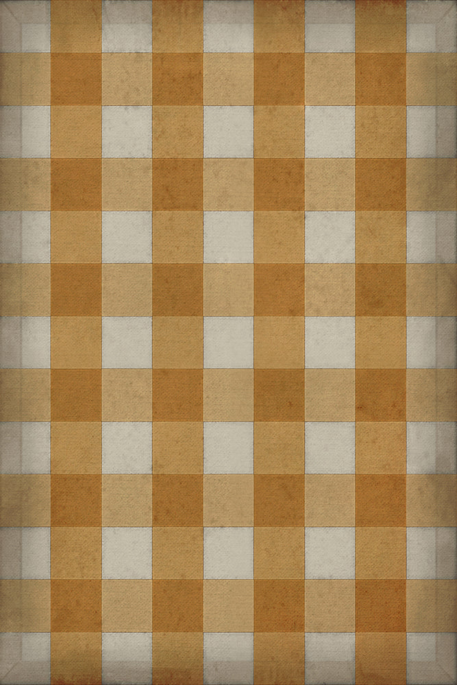 spicher and company williamsburg gingham canvas yellow rug
