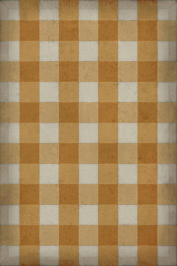 spicher and company williamsburg gingham canvas yellow rug