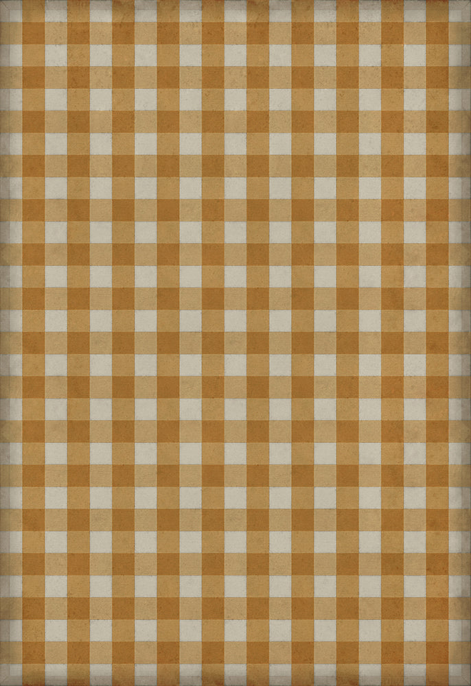 spicher and company williamsburg gingham canvas yellow rug