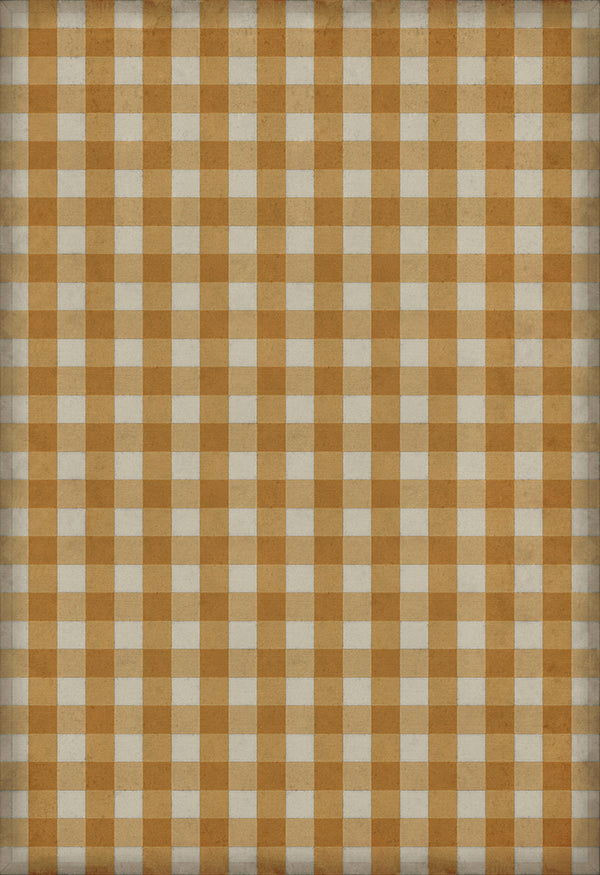 spicher and company williamsburg gingham canvas yellow rug