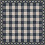 spicher and company williamsburg gingham tile blue rug