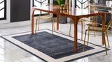 unique loom uptown yorkville uptown  navy blue rug