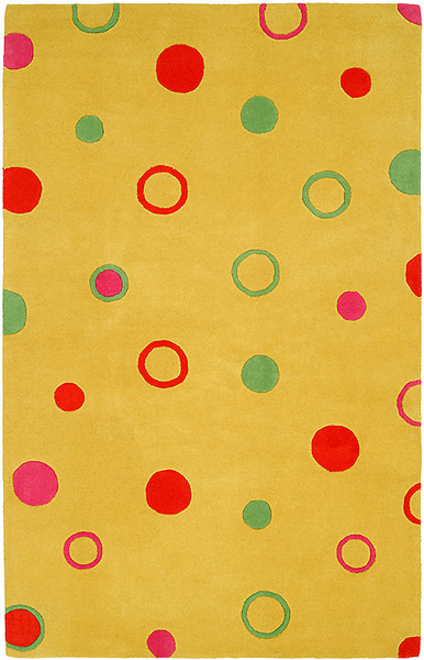 HRI Florence 30407 Yellow Rug