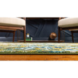 unique loom ivy jardin bar004grn green rug
