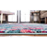 unique loom ivy jardin bar004blu blue rug
