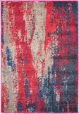 Unique Loom Lilly Jardin BAR011MAG Magenta Rug