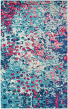 unique loom ivy jardin bar004blu blue rug
