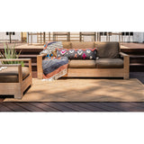 unique loom outdoor diamonds otr006lbr light brown rug