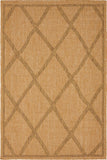 unique loom outdoor diamonds otr006lbr light brown rug
