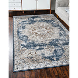 unique loom chateau roosevelt vil001bnb beige rug