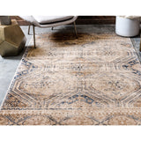 unique loom chateau jackson vil005bei beige rug