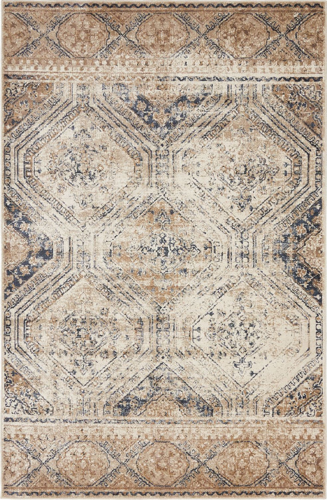 unique loom chateau jackson vil005bei beige rug