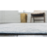 unique loom chateau grant vil007nvb navy blue rug