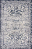 unique loom chateau grant vil007nvb navy blue rug