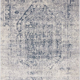 unique loom chateau quincy vil010nvb navy blue rug