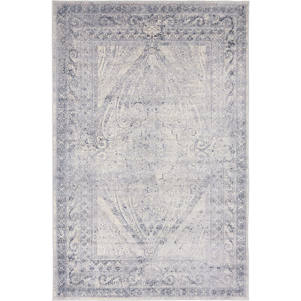 Unique Loom Chateau Wilson VIL008NVB Navy Blue Rug