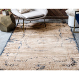 unique loom chateau adams vil009bei beige rug