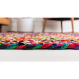 unique loom braided chindi bch001mlt multi rug
