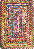 Unique Loom Braided Chindi BCH001MLT Multi Rug