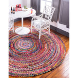 unique loom braided chindi bch001mlt multi rug