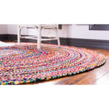 unique loom braided chindi bch001mlt multi rug
