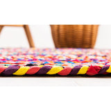 unique loom braided chindi bch001mlt multi rug