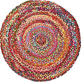 unique loom braided chindi bch001mlt multi rug