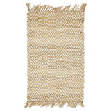 Unique Loom Assam Braided Jute BJT001NIV Natural/Ivory Rug