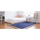 unique loom goa braided jute bjt002nvb navy blue rug