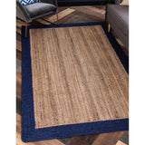 unique loom goa braided jute bjt002nat natural rug