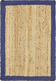 unique loom goa braided jute bjt002nat natural rug