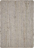 unique loom dhaka braided jute bjt011gry gray rug