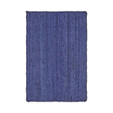 Unique Loom Dhaka Braided Jute BJT011NVB Navy Blue Rug