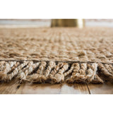unique loom chunky jute chj001tan tan rug