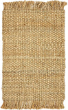 unique loom chunky jute chj001tan tan rug