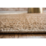 unique loom chunky jute chj001nat natural rug