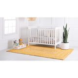 unique loom braided chindi bch001yel yellow rug