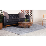 unique loom braided chindi bch001gry gray rug