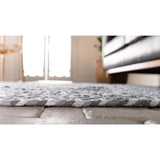 unique loom braided chindi bch001gry gray rug