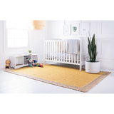 unique loom goa braided jute bjt002yel yellow rug