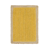 Unique Loom Goa Braided Jute BJT002YEL Yellow Rug