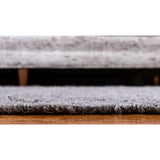 unique loom chunky jute chj001gry gray rug