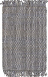 Unique Loom Chunky Jute CHJ001GRY Gray Rug