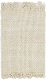 unique loom chunky jute chj001ivr ivory rug
