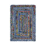 Unique Loom Braided Chindi BCH004BUM Blue/Multi Rug