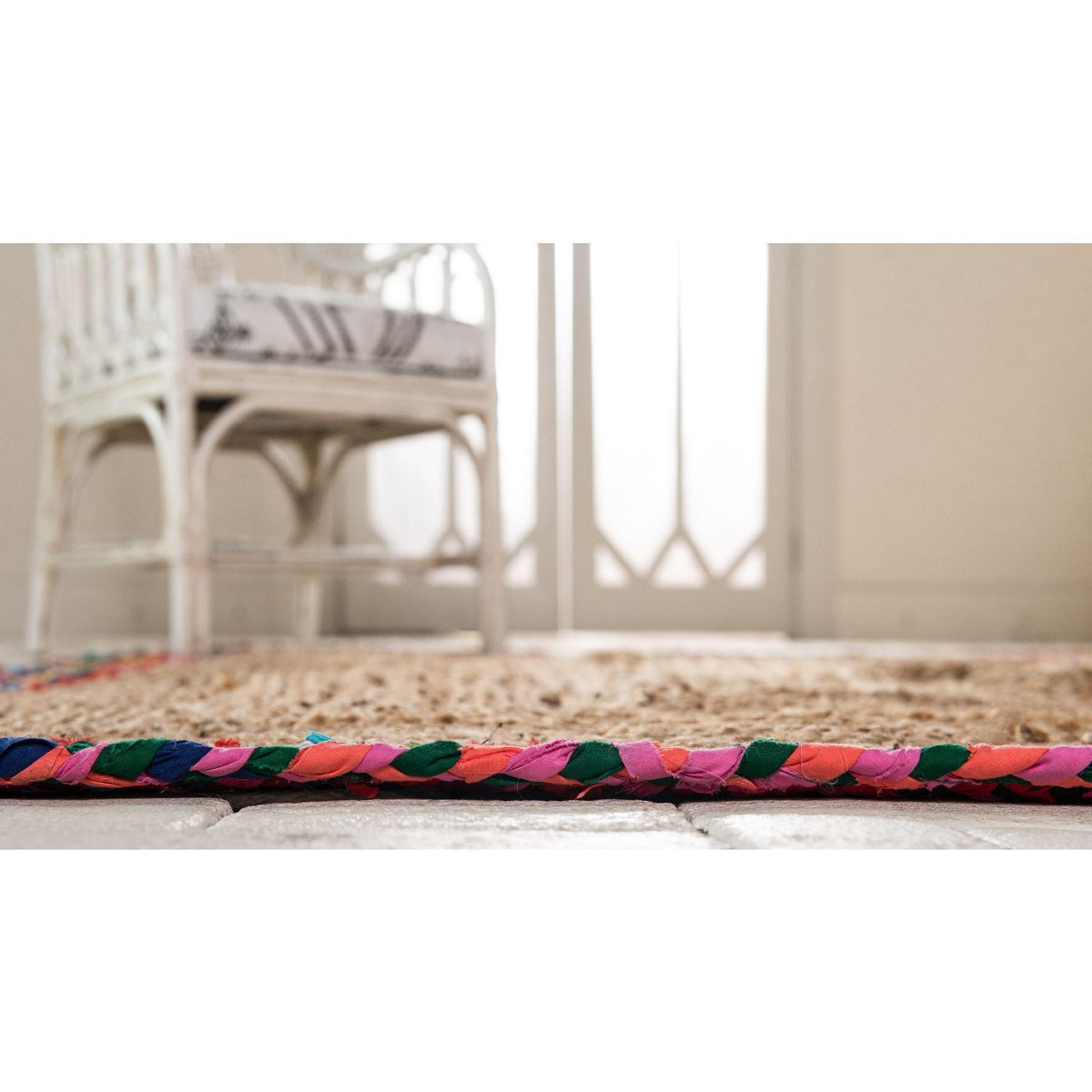 unique loom manipur braided jute bjt009nat natural rug