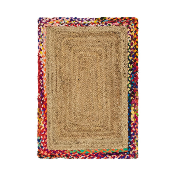 Unique Loom Manipur Braided Jute BJT009NAT Natural Rug