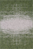 unique loom outdoor ombre omd016grn green rug