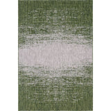 Unique Loom Outdoor Ombre OMD016GRN Green Rug
